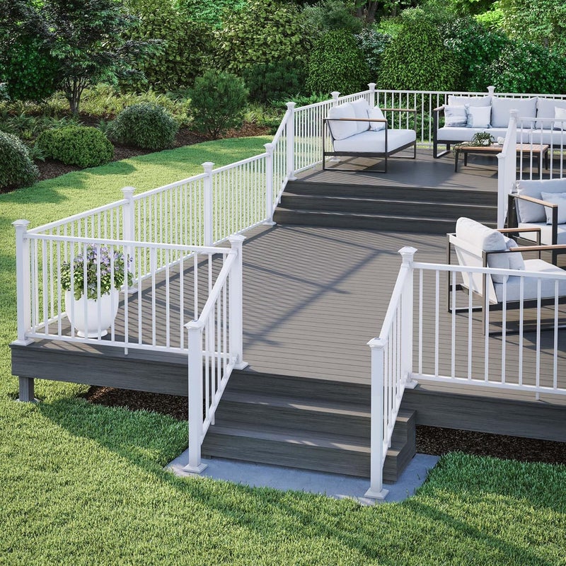 Deckorators Store 2-1/2 in. x 2-1/2 in. White Solar Post Cap - Image 2